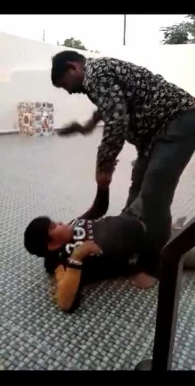 Father watches son on tik tok smoking...