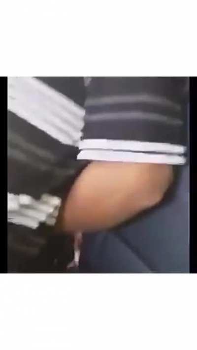 Man with his hands tied behind his back is shot to death by a sicario, narcomanta was placed on his body