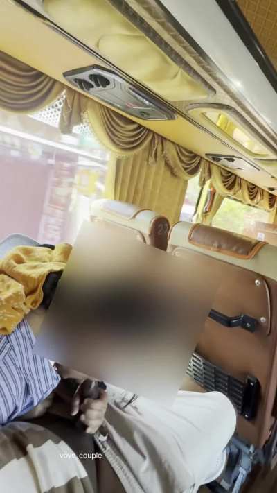 Imagine sitting beside me in the moving public bus while I give a deep blowjob and flash my wet pussy like a true exhibitionist 😈🚍💦
