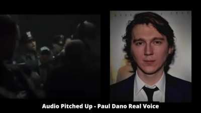 Paul Dano's real voice in The Batman trailer