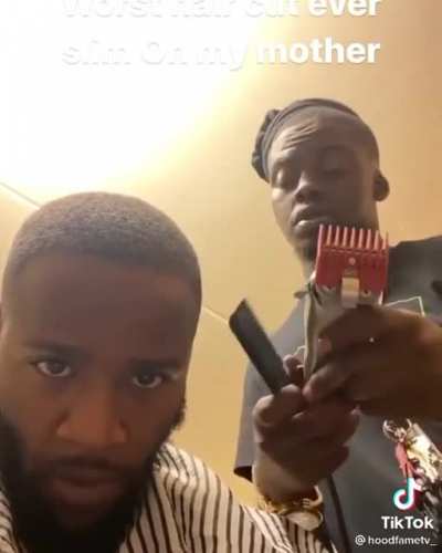 Perc hit his ass mid cut