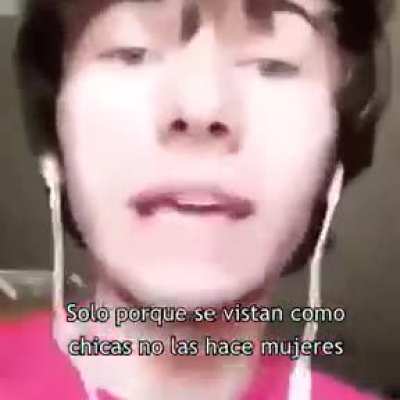 Is not gay.