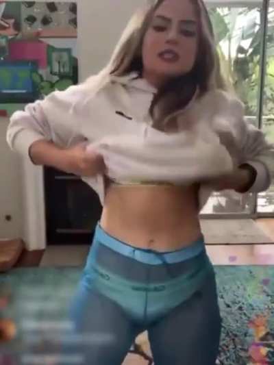 " I didn't even realize my bra was down! "