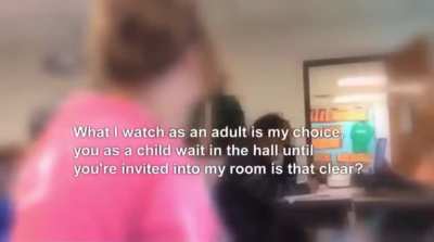 Teacher goes off on 13yo student who reported him for watching p*** in the classroom