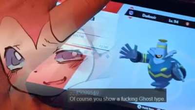 Showing Grandma my shiny Pok&eacute;mon