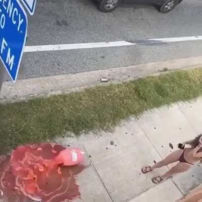 HMC while I get a drink from strangers one story above me