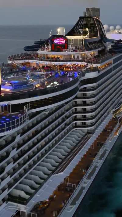 This is floating city on the sea