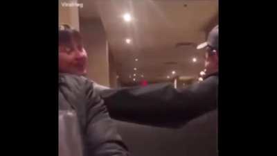 Rude Karen acts racist and then denies being racist