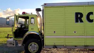 The old soda truck before I started the teardown on the transmission.