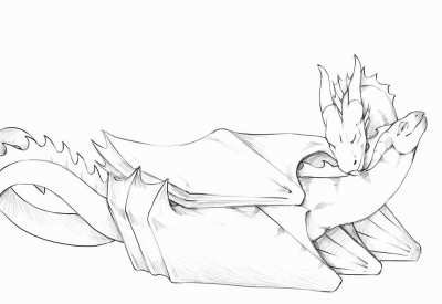 Dragon Snuggles by Aaros