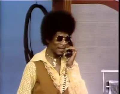 34 year old Morgan Freeman on the children's educational TV  show "The Electric Company" 1971