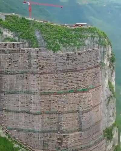 Construction on this mountain