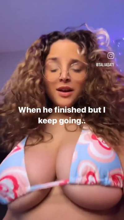She keeps going 