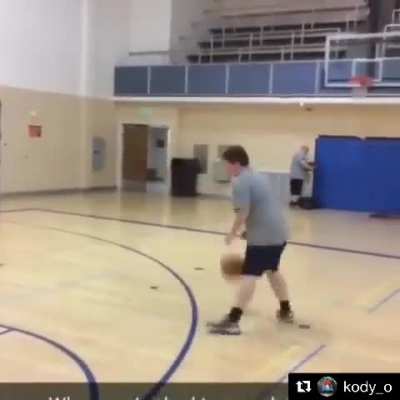 HMF while I show off on the court