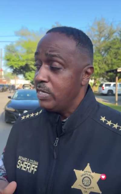 Sheriff Coleman talking about 1100
