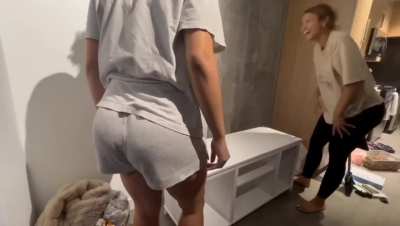 ana bending over