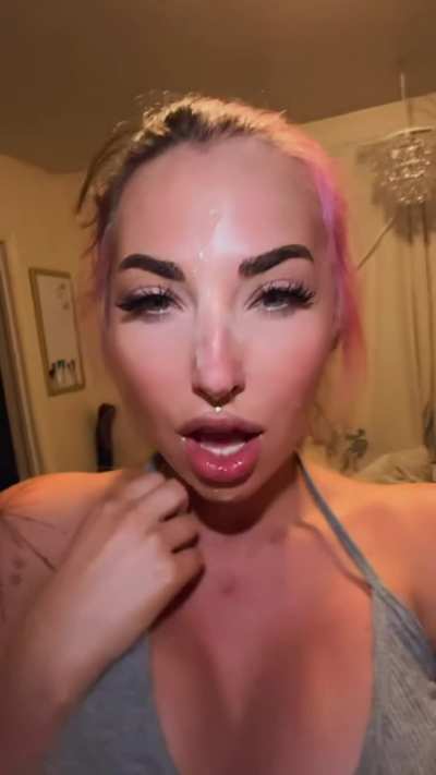 When he cums on my face I know I did a good job. ❤️