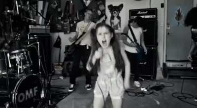 8 year old slays Freak on a leash