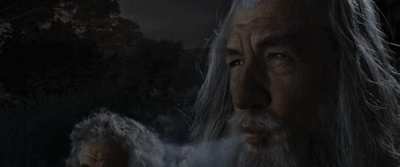 Is Gandalf smoking Marijuana?