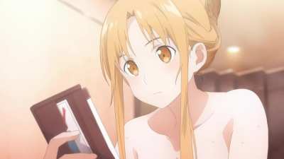Asuna nipple scene from 'Sword Art Online Movie Ordinal Scale'