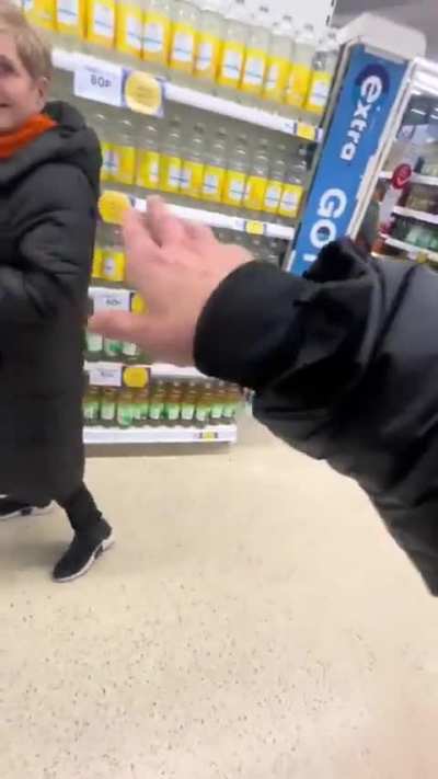 Tesco workers thinks customer is acting weird due to his shopping