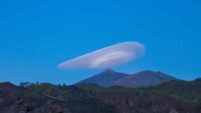 hypnotic Lenticular cloud (timelapse)
