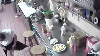 Preparing the food