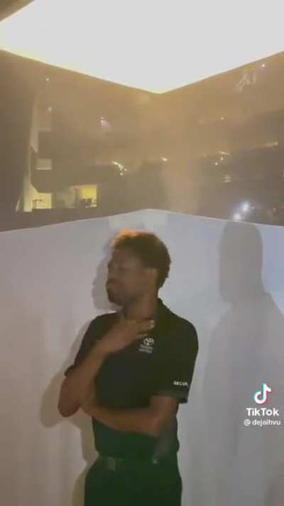 Mans was feeling it