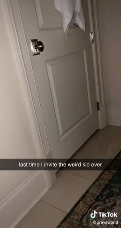 The weird kid at partys