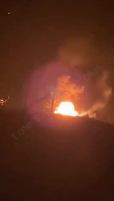 Ukrainian armed forces attacked military airport of the temporarily occupied Berdyansk (Zaporizhia region, Ukraine) this morning, allegedly, MGM-140A ATACMS (full video)