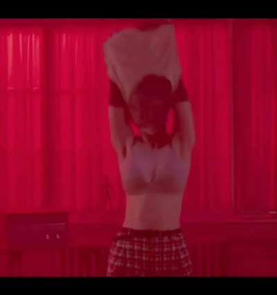 Thom in a bra