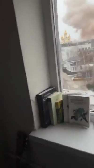 Massive explosion seen in Kharkiv, Ukraine