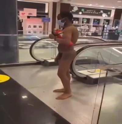 Guy at the Mall gets whacked by a dude who's seen enough dick &amp;amp; ass for the day.