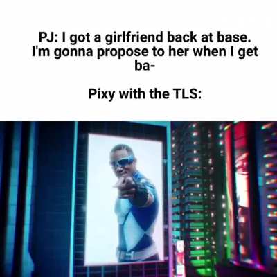 Pixy when he sees a happy couple.