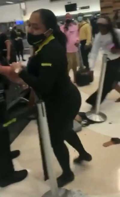 Flight got delayed so they attacked the airline workers