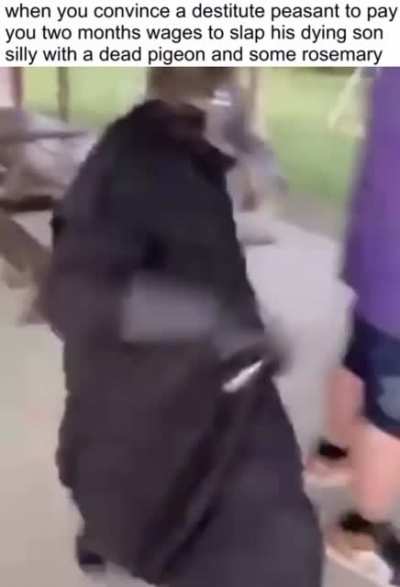 Thou hast disease of the ballsack and must consumeth thine goat’s excrement (fixed, reuploaded)