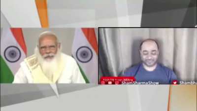 AIM got a chance to speak with Modi ji