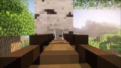 We made a Tiny Village using Gulliver Reborn and Chisel &amp;amp; Bits!