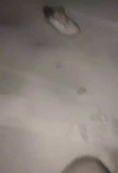 shoes going to the darkness