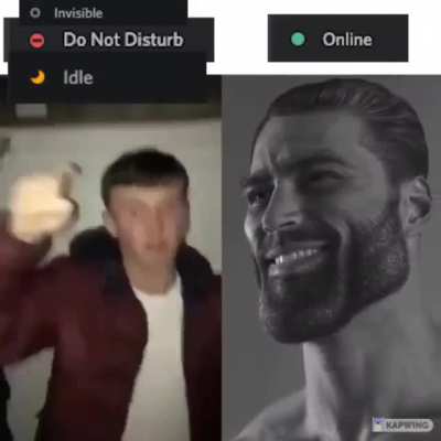 Only chads are using online