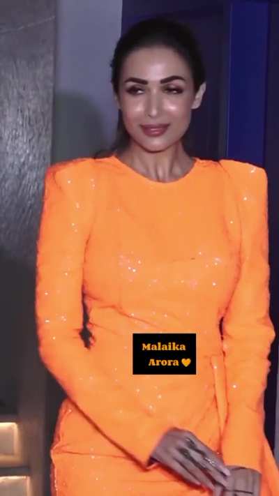 Malaika Arora Orange Dress 🔥🧡