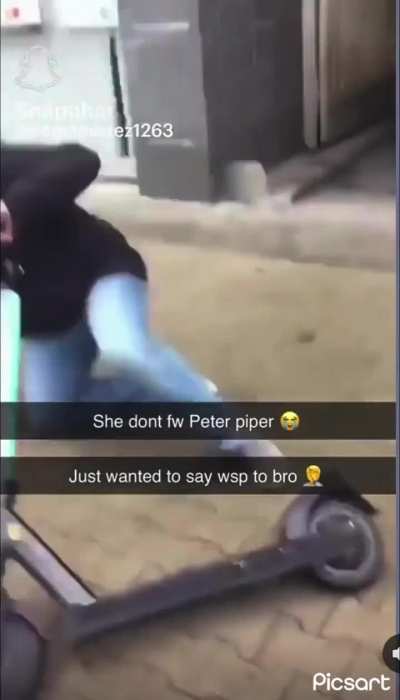 Bro startled the witch