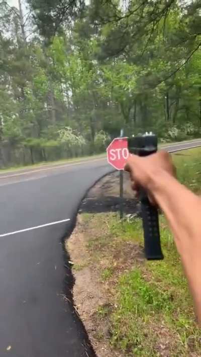 Fuck the stop sign