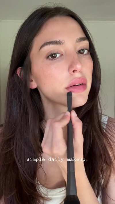 "Simple daily makeup" - TikTok February 2026