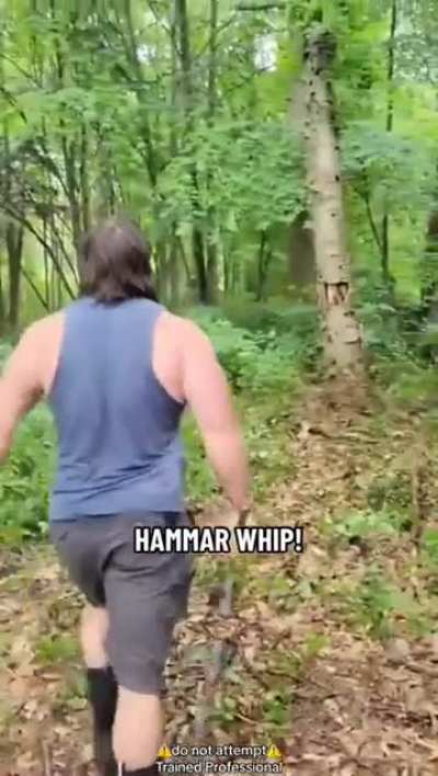 mighty Bulked Blacksmith - weilder of the Hammer whip