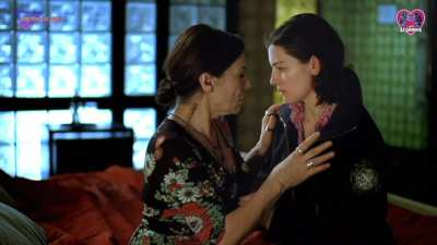 Retro Scenes: Esther Zimmering (30) &amp;amp; Hannelore Elsner (65) - "Vivere" (2007) - *AI ENHANCED*