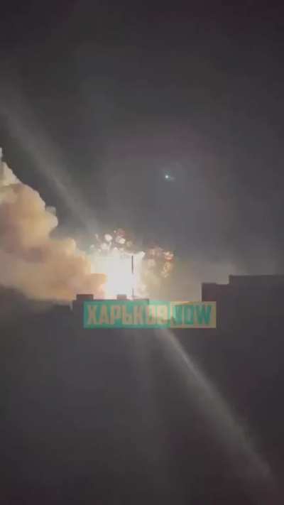 Russians shelled Kharkiv and destroyed storage with fireworks.