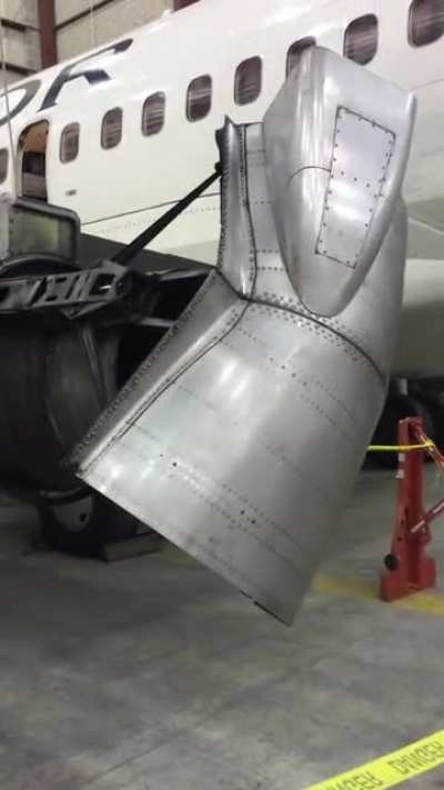 Airplane Thrust Reverser.