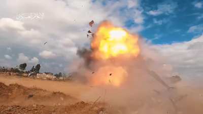 Al-Qassam fighters take multiple zero range Tank kills in northern Gaza