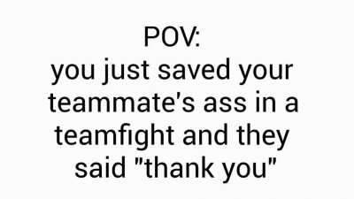 we need a "youre welcome" callout